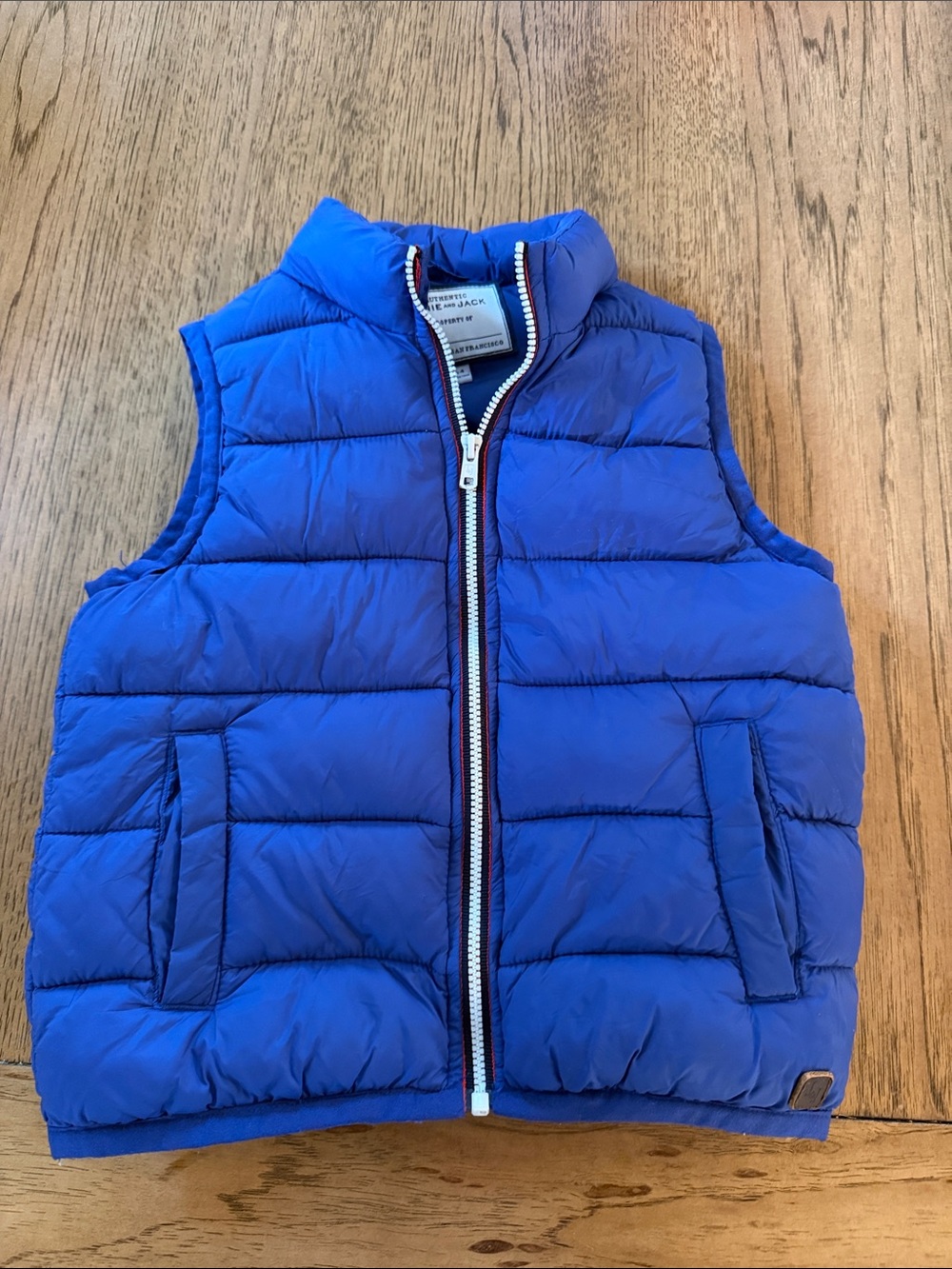 Boys 3T - 4T Blue Puffy Vest - Zipper Front Janie and Jack